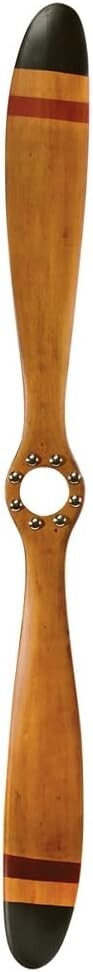 Wood Airplane Propeller Vintage Wooden Model Aviation Wall Home Decor Deco 46x4