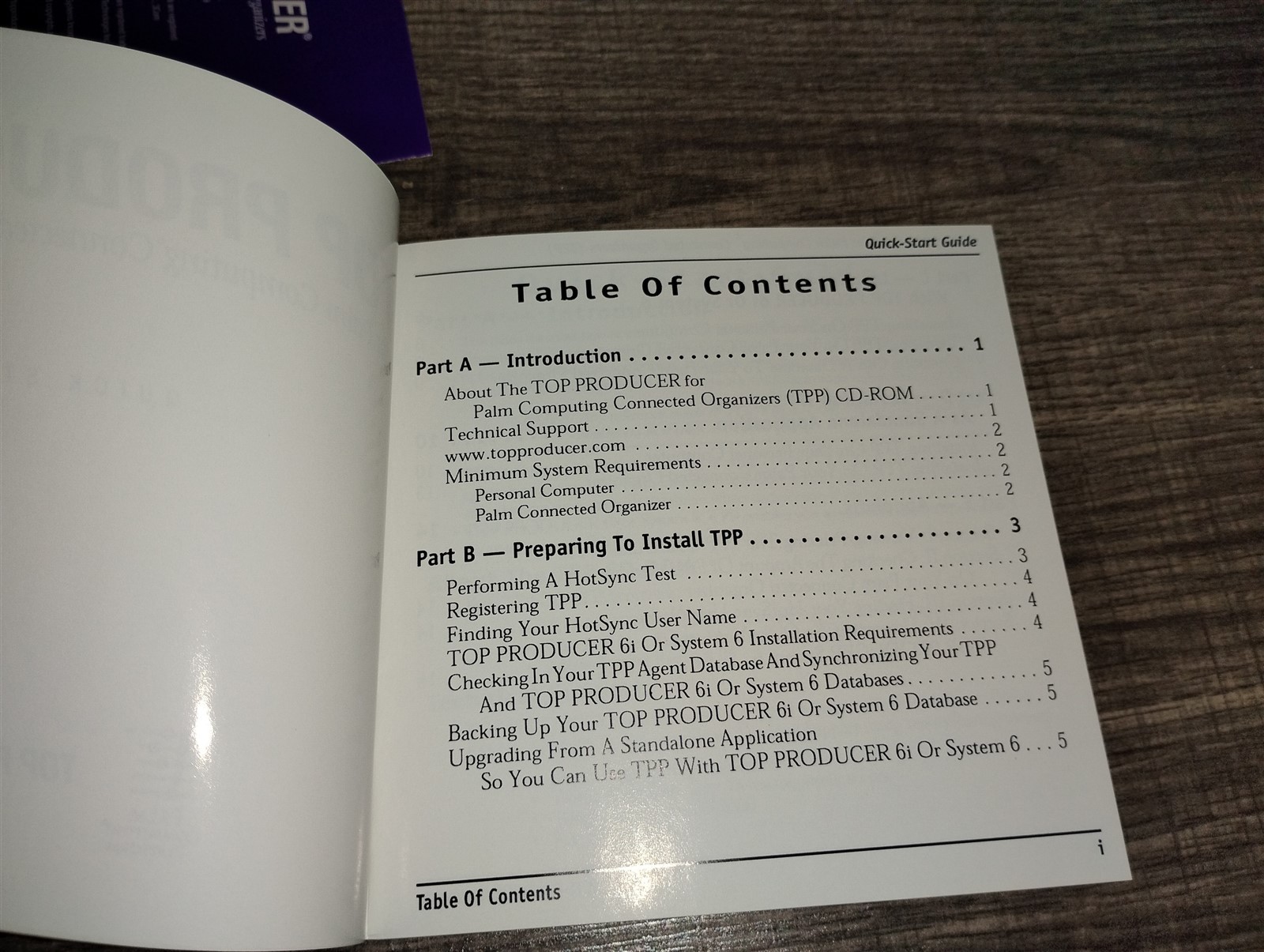 Top Producer for Palm Computing Connected Organizers Version 2.001 CD-ROM 2002