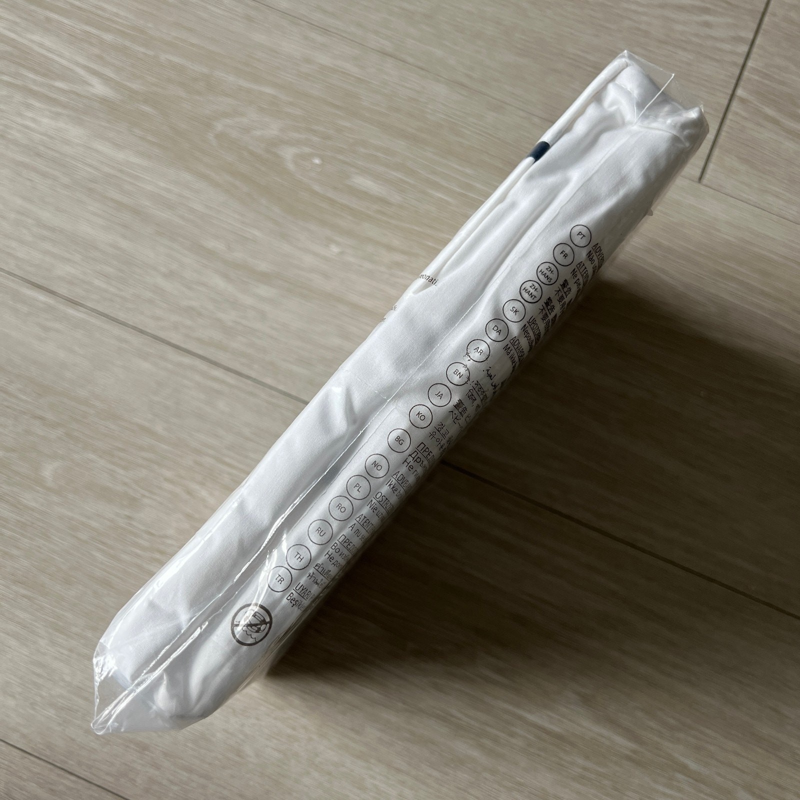 Ralph Lauren Palmer Percale Two King Pillowcases White Polo Navy Organic Cotton