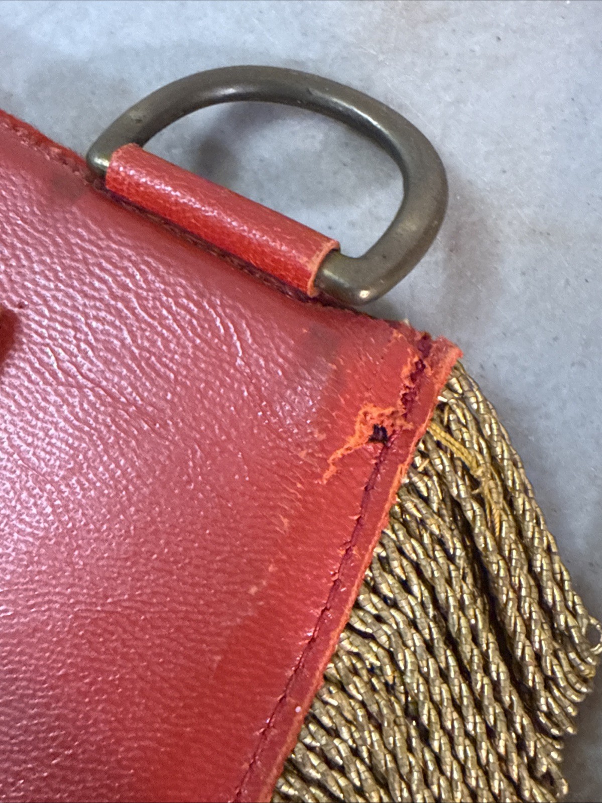 French Napoleonic Officer’s Sabretache Dispatch Case 5th Hussar Regiment Mounted