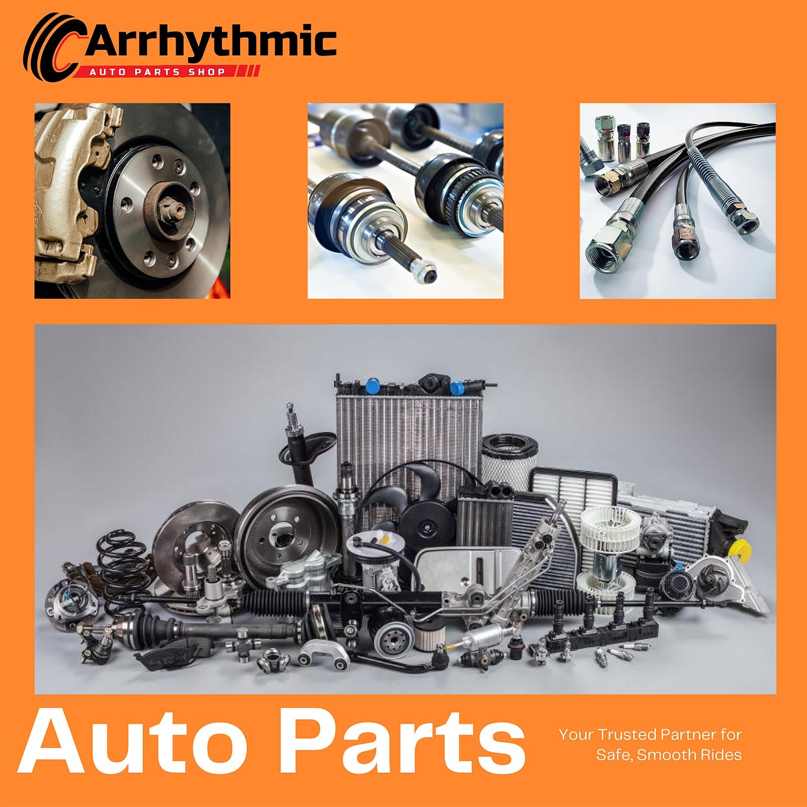 Front Brake Caliper 2X Driver & Passenger Side Disc Brake Caliper Set for Ford