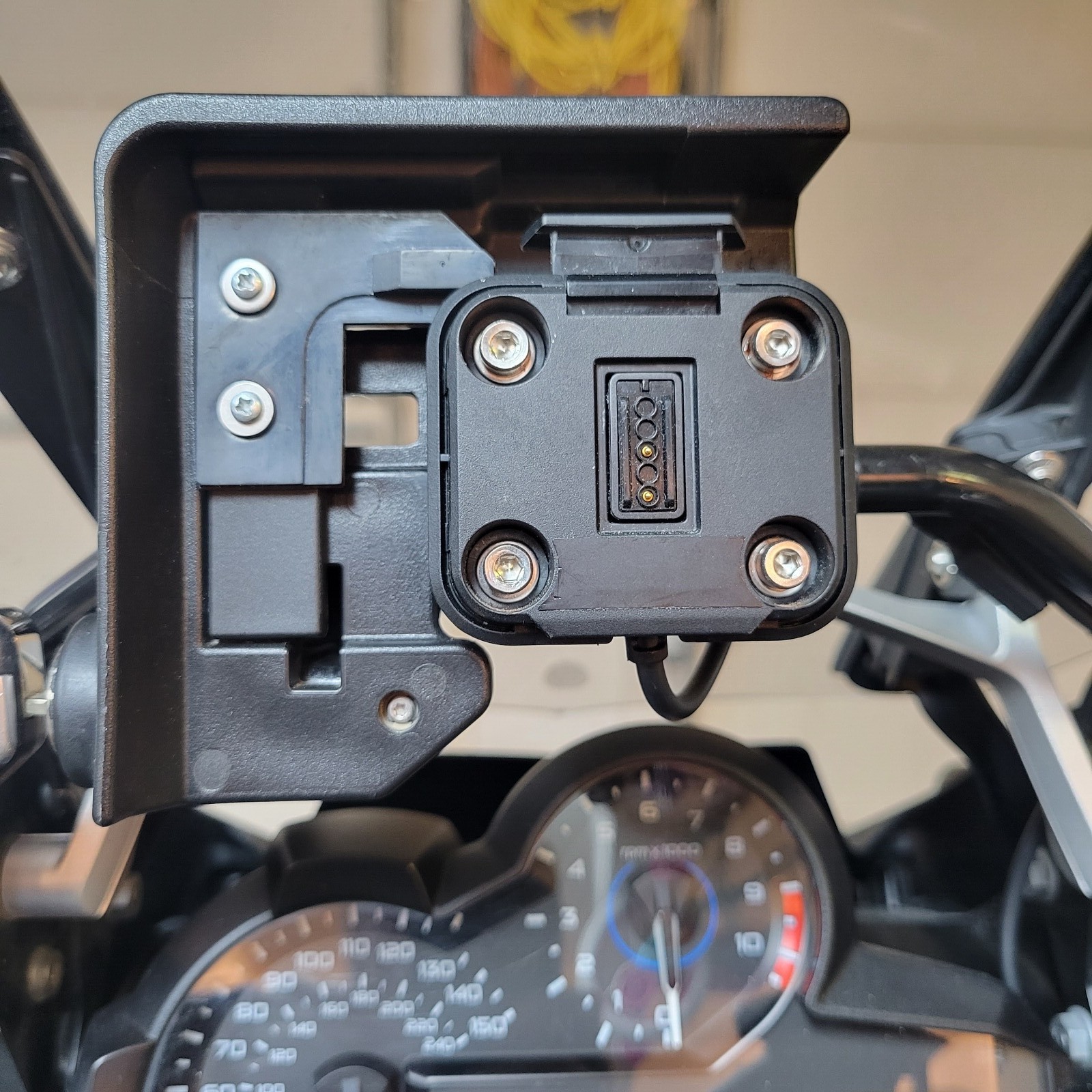 Garmin Zumo XT or XT2 Adapter for BMW NAV locking GPS Mount--- MADE in the USA--