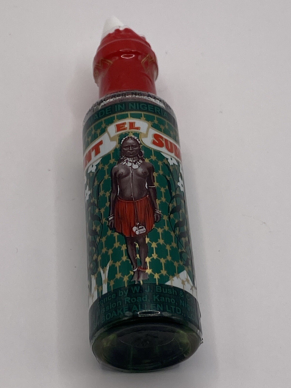 Bint El Sudan (Bintou) ( 1 ) Authentic RED CAP BOTTLE. Original Spiritual Oil.