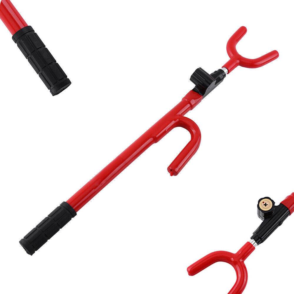 Steering Wheel Lock The Club Twin Hooks Anti Theft Universal Car Van Truck SUV
