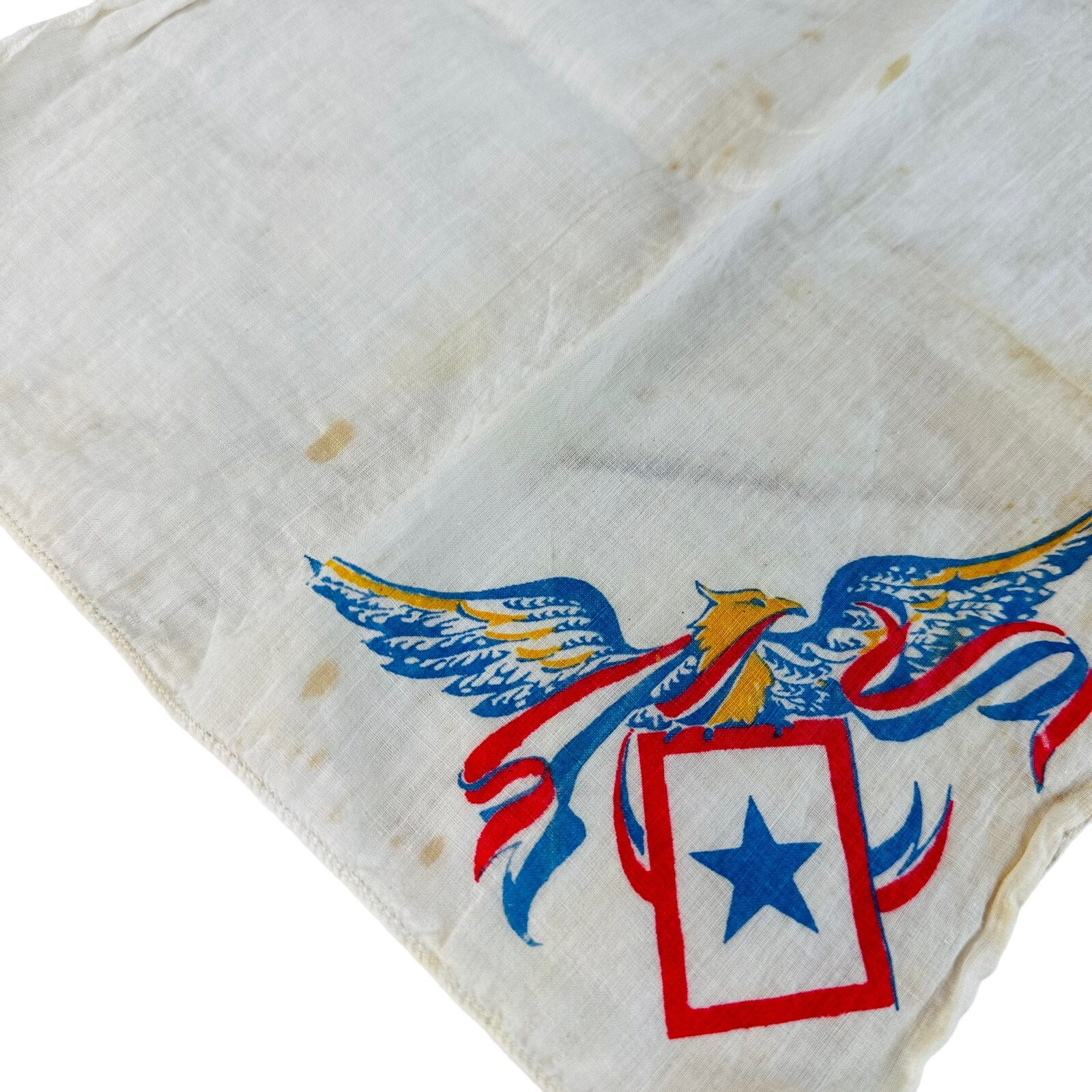 lot of vtg mother hankie usa souvenir postcard and egle hankie