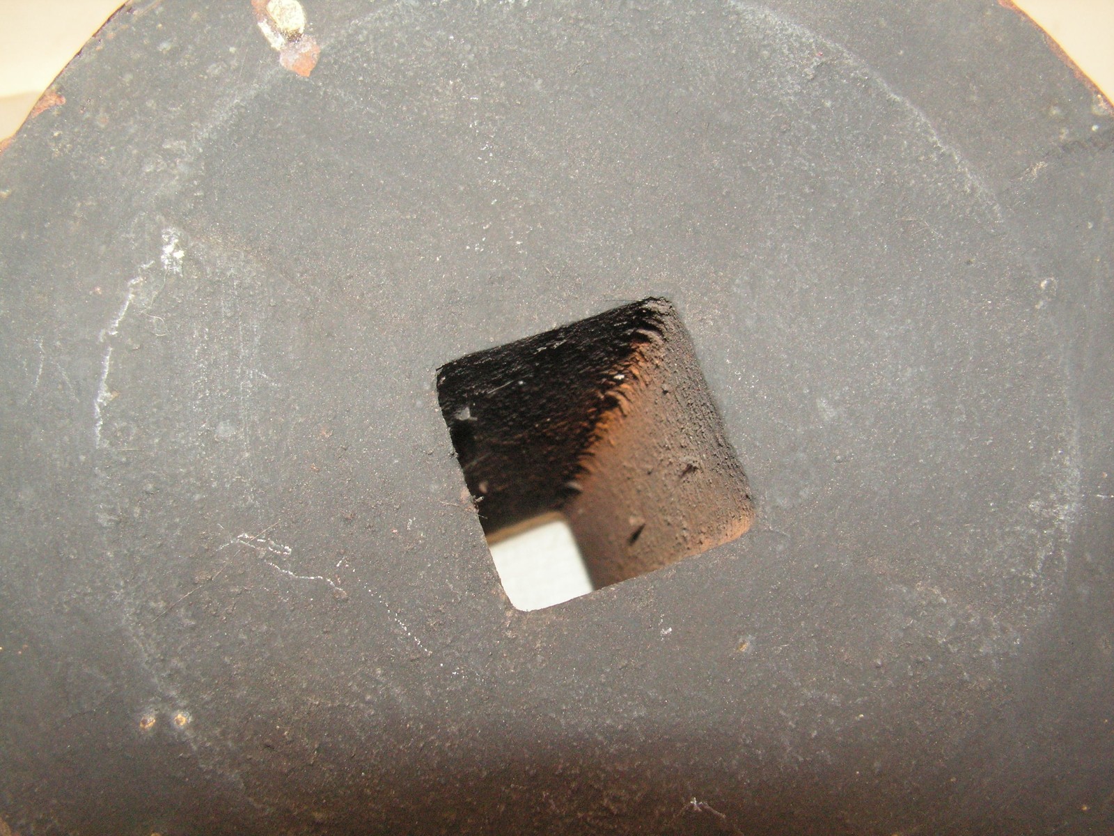 Antique Cast Iron SPOOL Large Boat Dock Tie Down Cleat Marine Decoration SQUARE