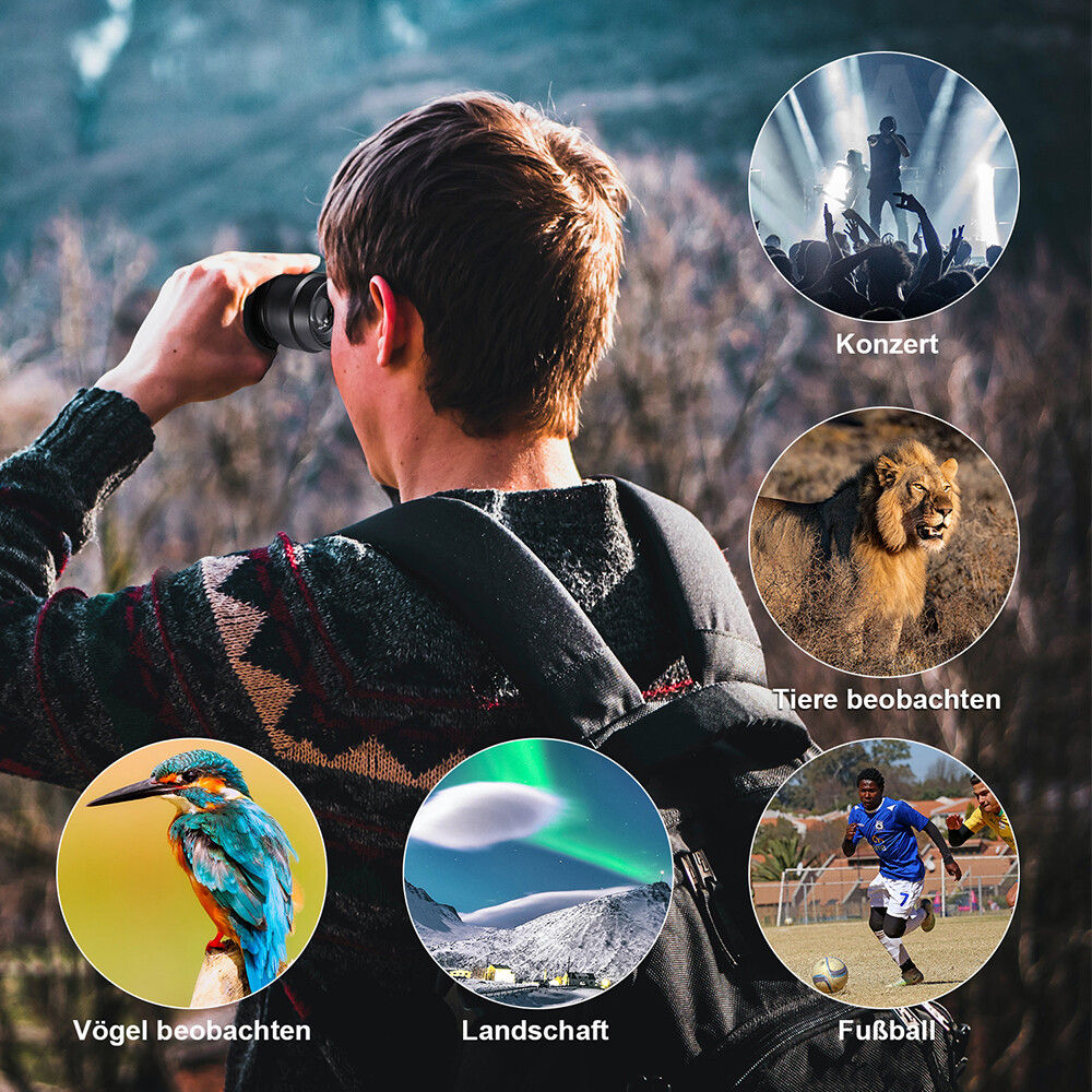 180x100 Military Zoom Powerful Binoculars Day/Low Night Hunting Camping Outdoor