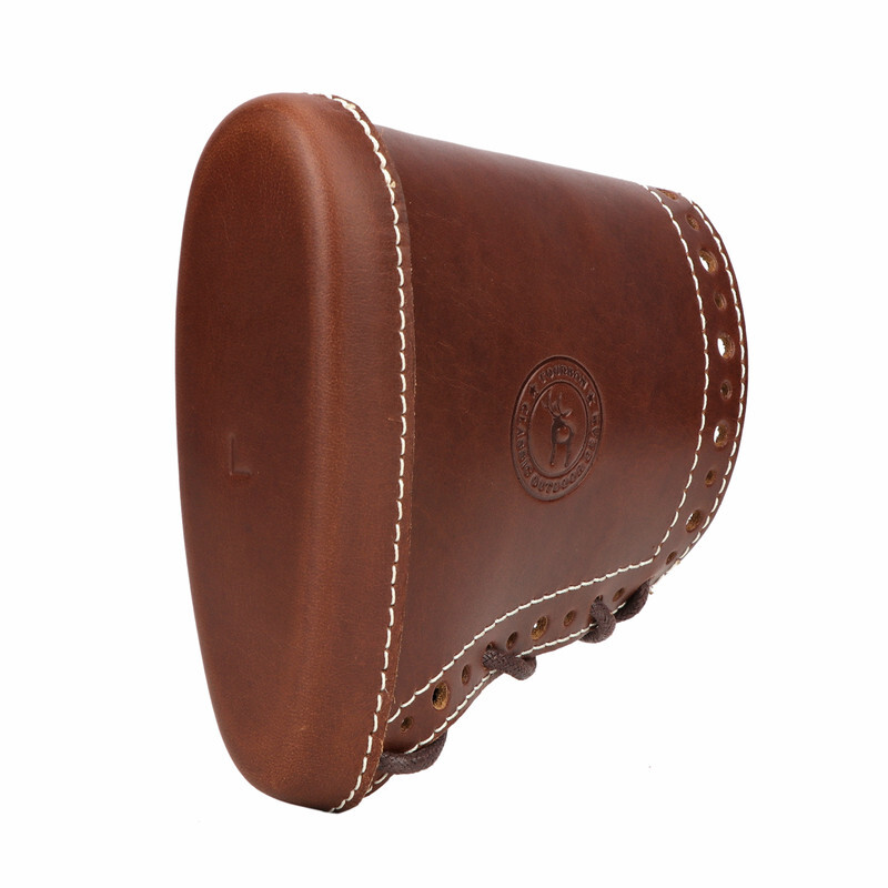 TOURBON Leather Butt Stock Protector Slip-on Recoil Pad Henry Rifle Shooting US