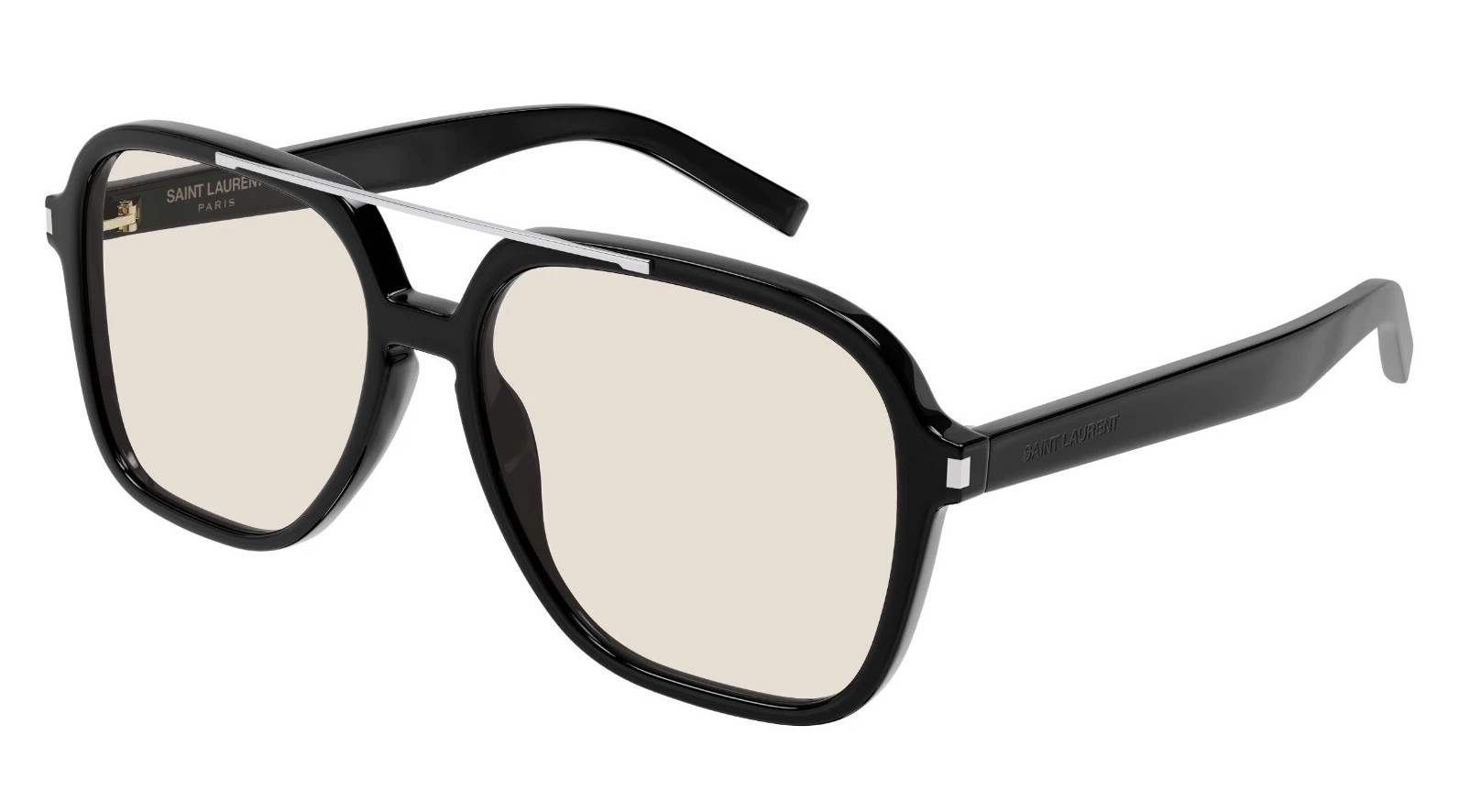 Saint Laurent SL 545 Black/Light Yellow (001) Sunglasses
