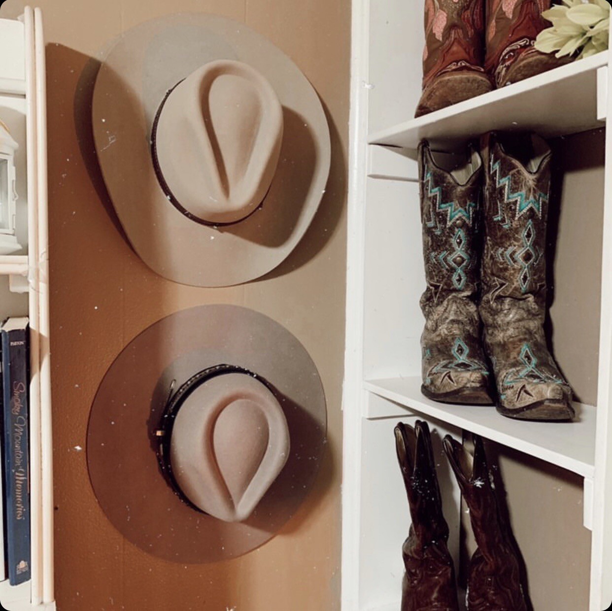 10 Pack Hat Hangers - Removable Tape Mounted - Rack Hook Cap Wall Mount No Nails