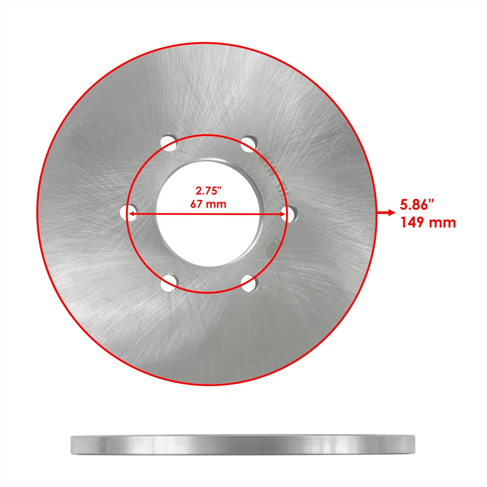 Fits Yamaha Grizzly 660 Front Rear Brake Caliper w/ Disc Pad YFM660F 4X4 2003-08