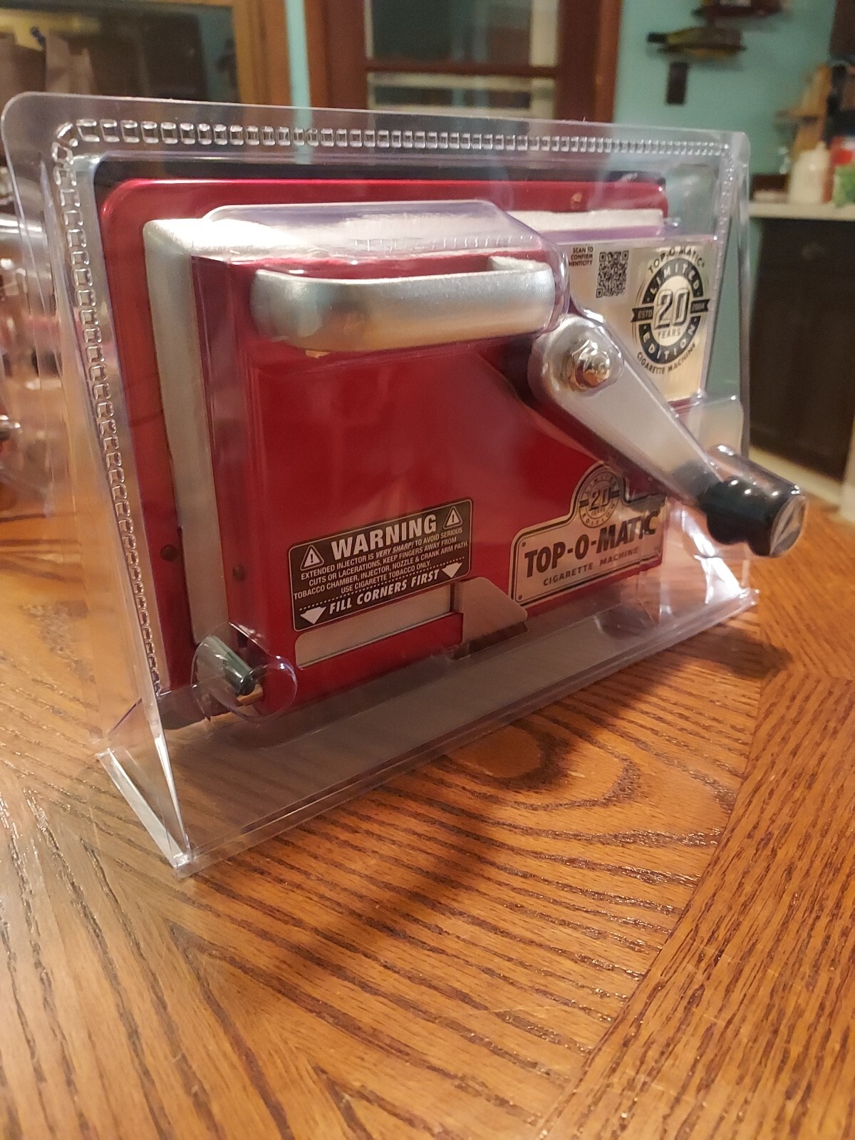 Top-O-Matic Cigarette Machine Limited Edition 20th Anniversary Red Heavy Duty