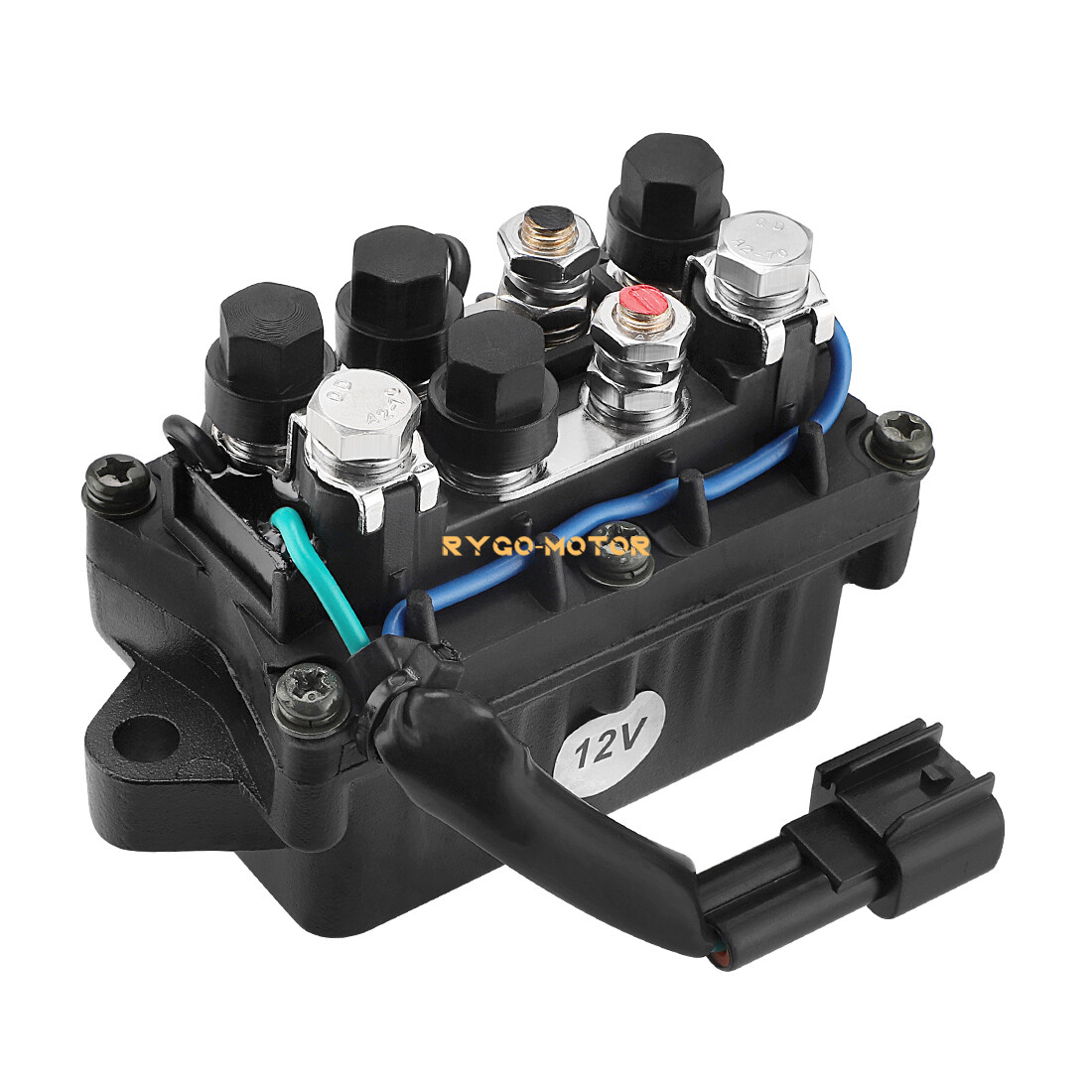 Engine Trim Relay Solenoid Box replaces for Yamaha 63P-81950-00-00, 63P819500000