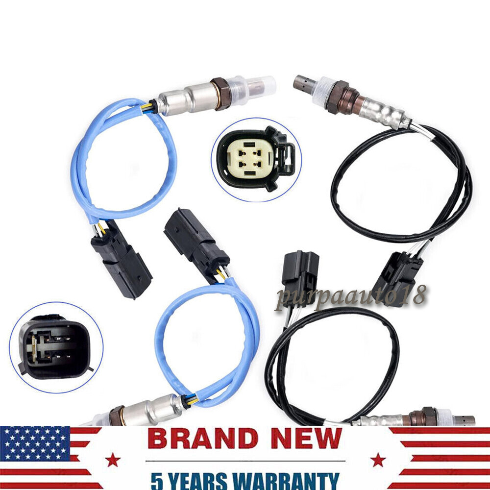 4PCS Oxygen Sensor Up+Downstream For 2013-2015 Ford Explorer Flex Taurus 3.5L V6