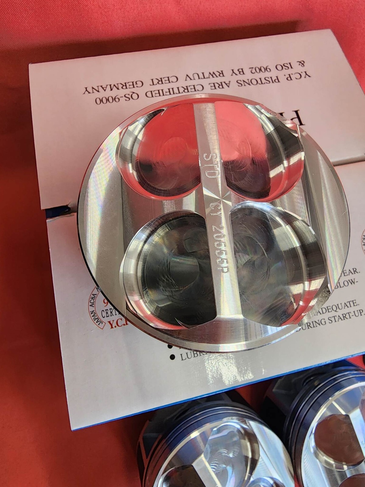 84mm High Compression YCP Pistons + JAPAN Rings Honda Acura B20 FULL FLOATING