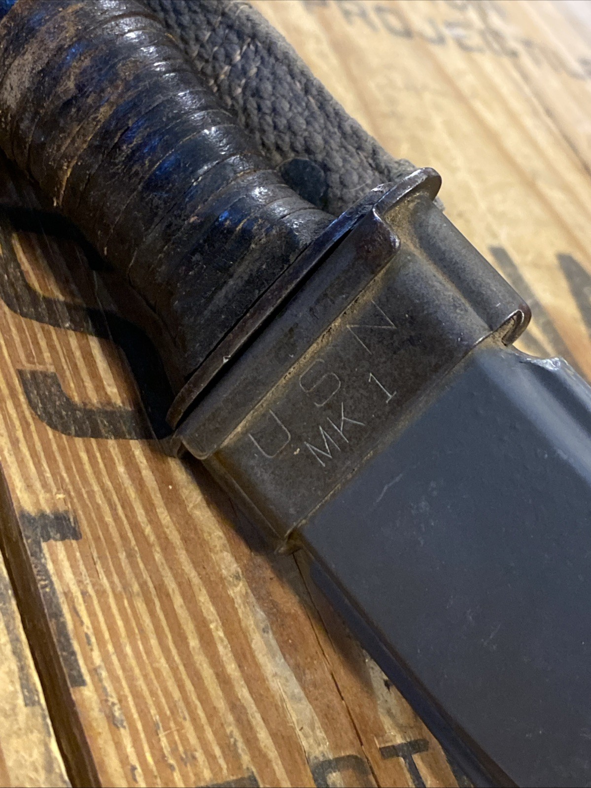 WW2 U.S.N. MK. 1 Robeson Shuredge No. 20 Fighting Knife NORD 4723 Scabbard Nice!