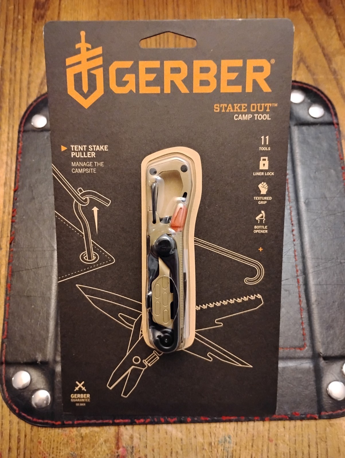 Gerber Stake Out  Multi Tool 11  Tools In 1  2.5" Stainless Steel Blade 3.9 OZ