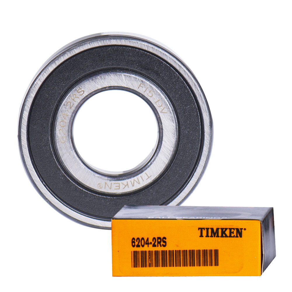 (2 PACK) USA TIMKEN 6204-2RS C3 20X47X14MM Double Rubber Seal Bearings