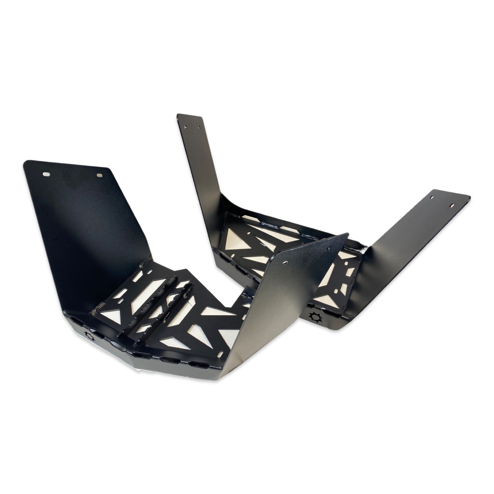 Can-Am Gen 2 (2012-23) Renegade (All models) Black Steel Footwells Floorboards