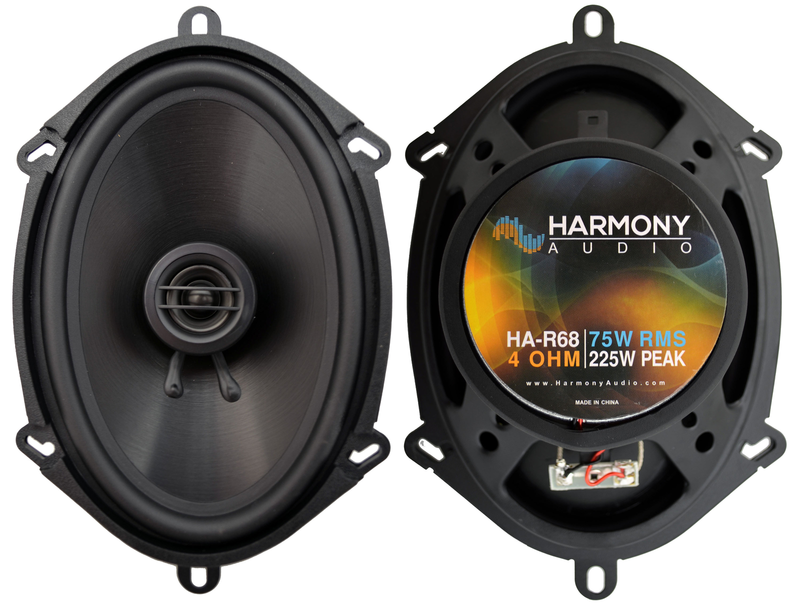 Harmony Audio HA-R68 Car Stereo Rhythm 5x7" 6x8" Replacement 225W Speakers