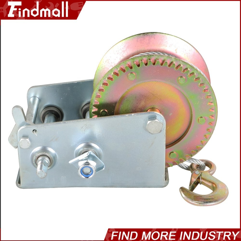 Findmall 3500 lbs Hand Winch With Cable For Trailer Winch Durable Hand Crank