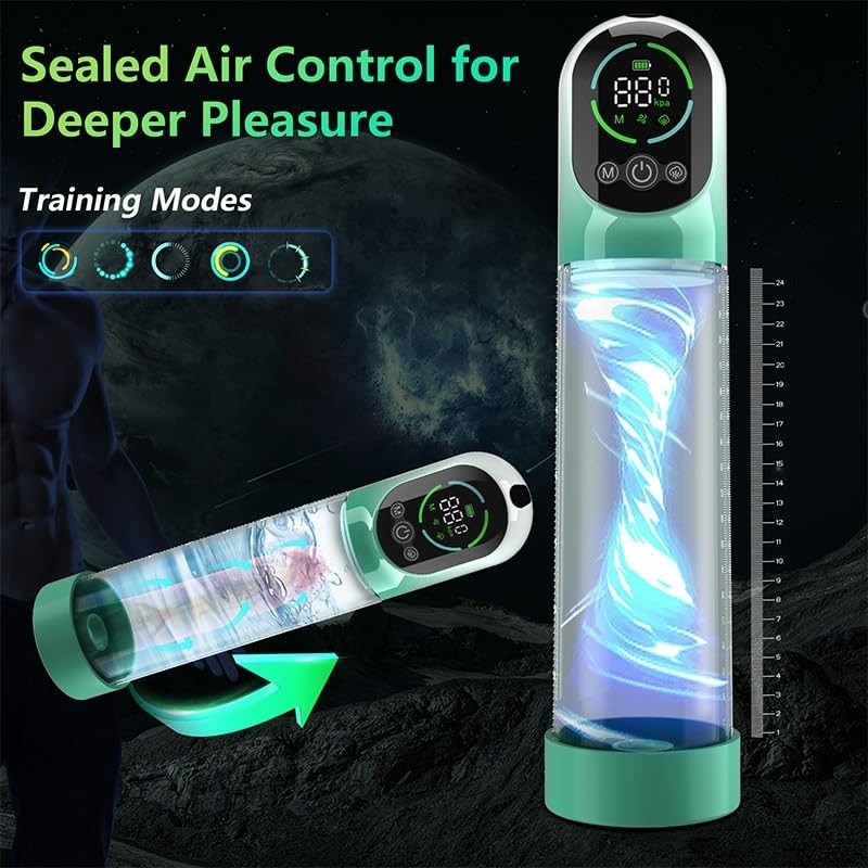 Vacuum Electric Penis Pump Digital rechargeable Male Men Penis Enlarger Growth