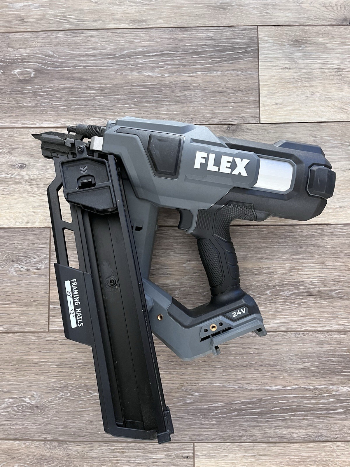 Flex 21 Degree Framing Nailer FX4351A 24V Cordless 21' Framing Nailer Tool Only