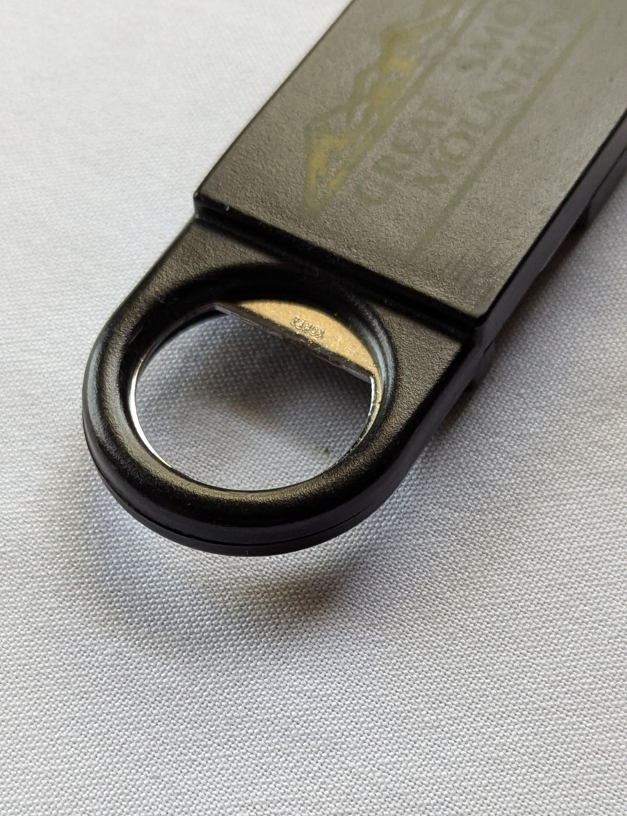 Great Smokey Mountains Advertisment Bar Multi Tool Corkscrew Opener Knife Cat