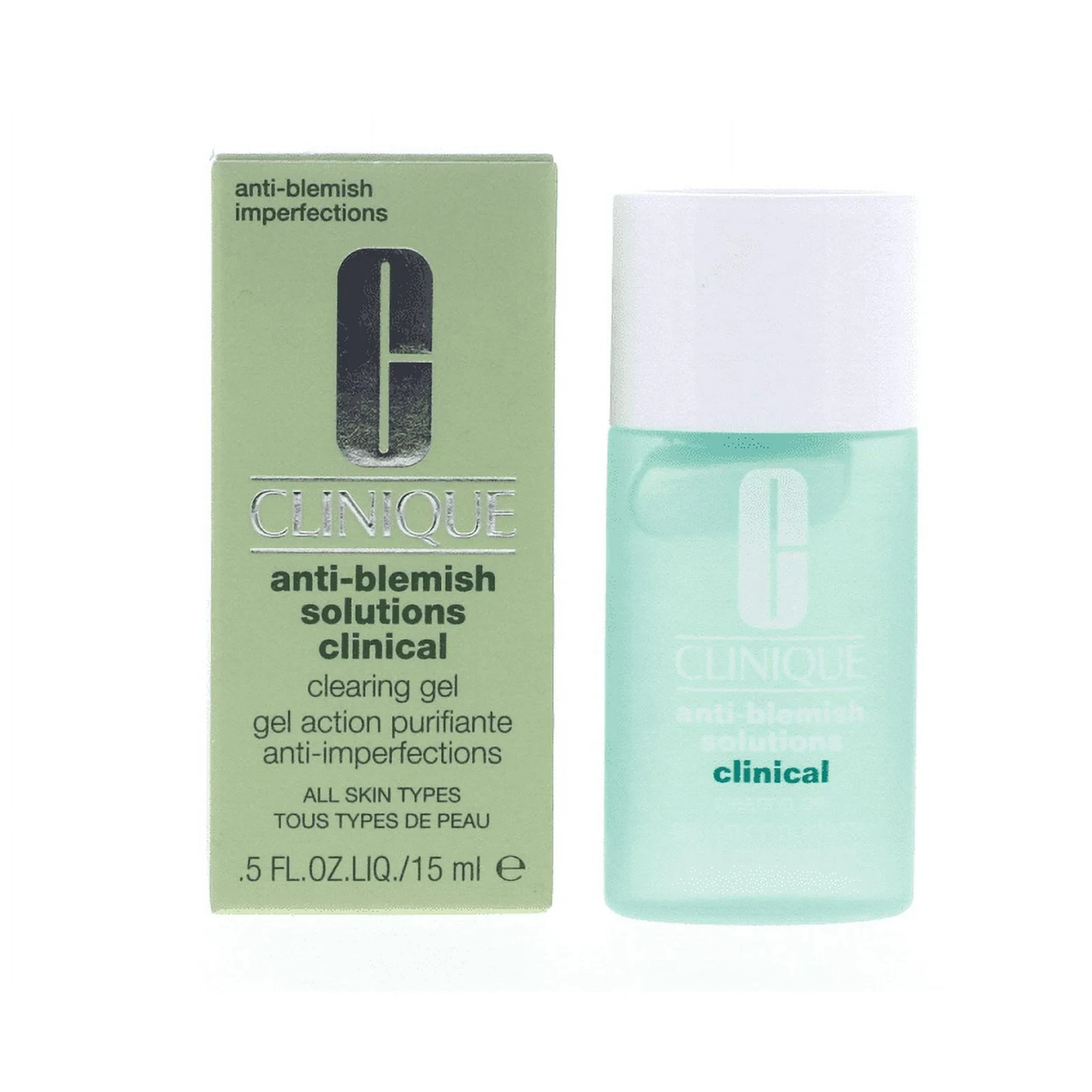 Clinique Antiblemish Solutions Clinical Clearing Gel for All Skin Types 0.5 oz