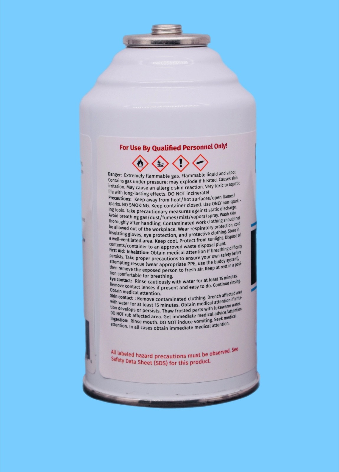 Enviro-Safe R600a Refrigerant | 12 Cans w/ Inverted Piercing | 6 oz cans