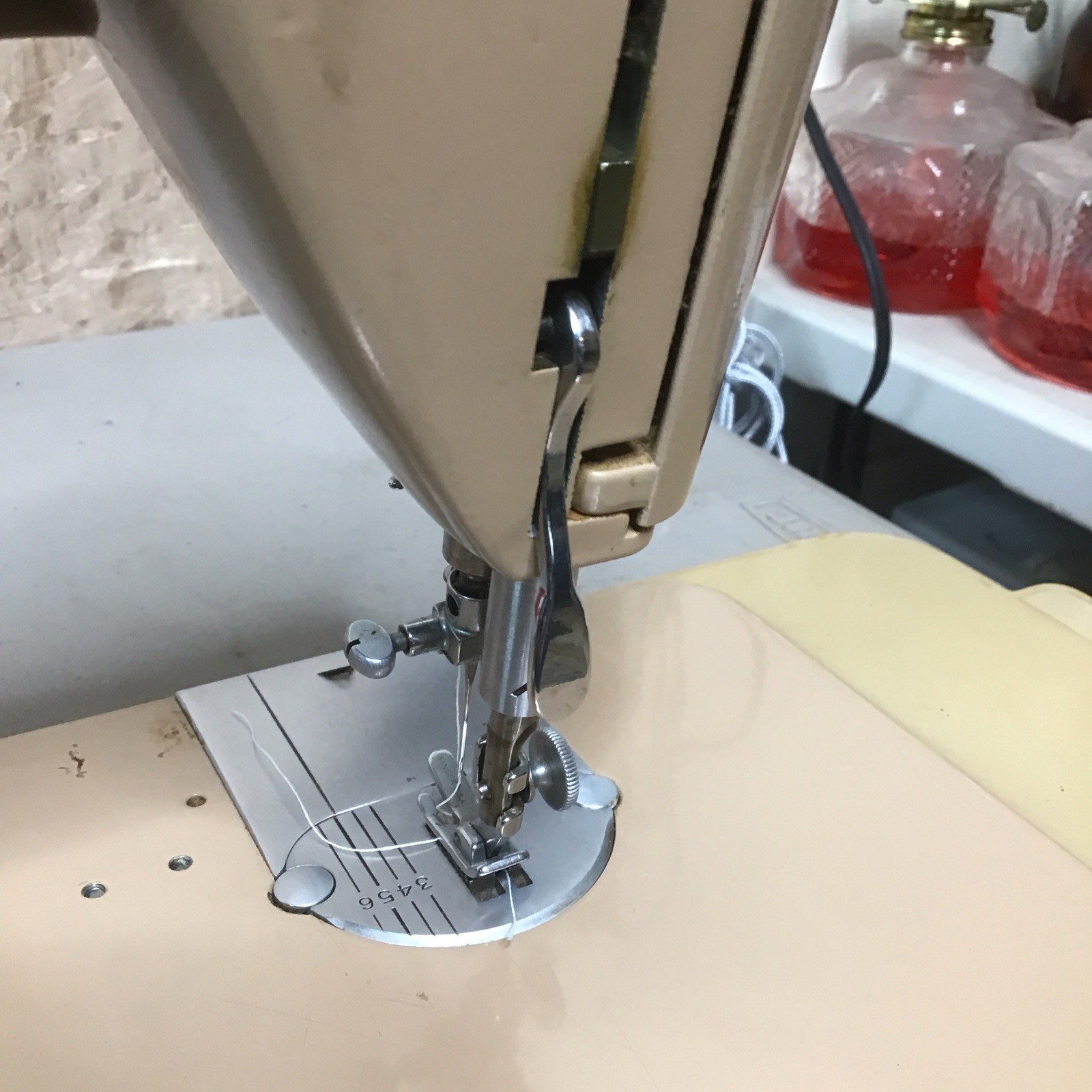 Vintage Singer 404A Sewing Machine With Case