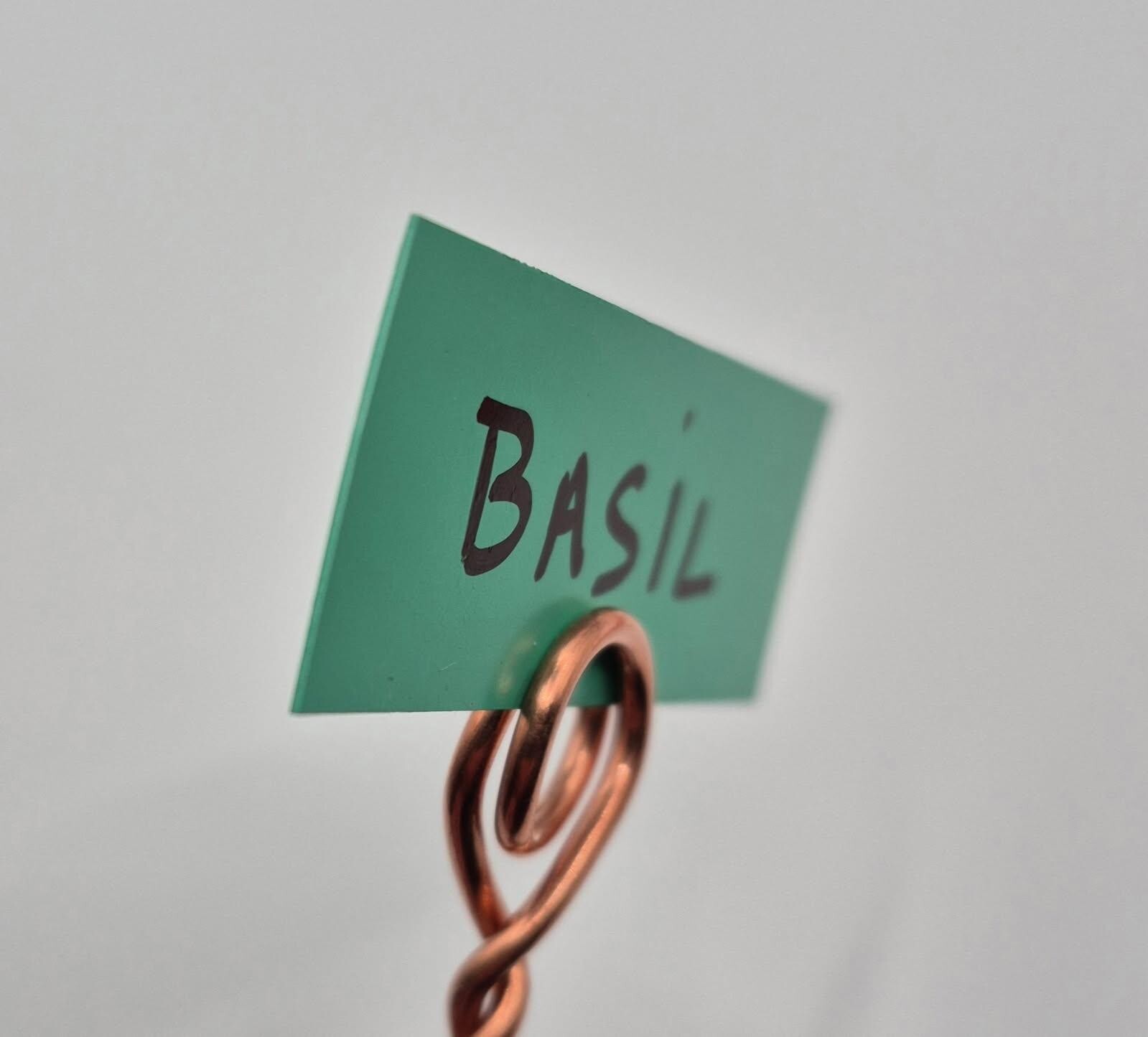 (12) 5/32" x 10" Copper Garden Stakes, Electroculture Twisted Wire, Plant ID