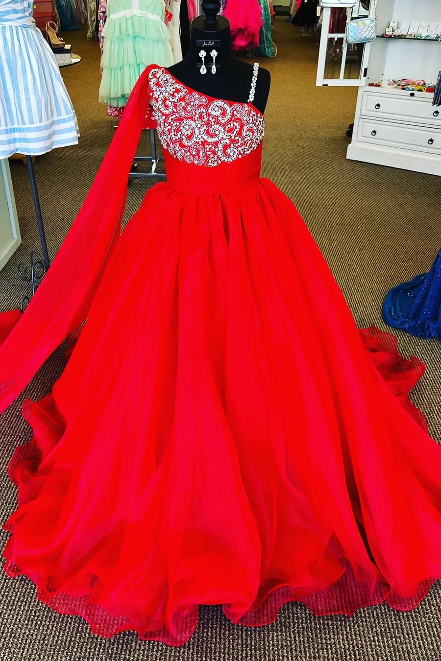 Jenniferwu Custom Made Girl Dress Evening Formal pageant Prom Dress Gown