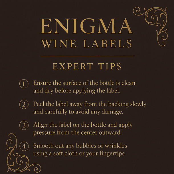 Home--Shop Vibrators Enigma Wine Labels 30 ct