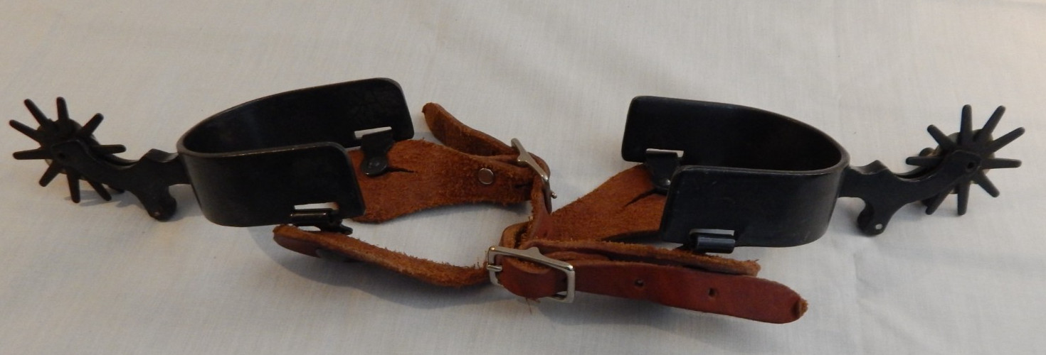 Vintage Playing Card Suit Cowboy Western Spurs - 3