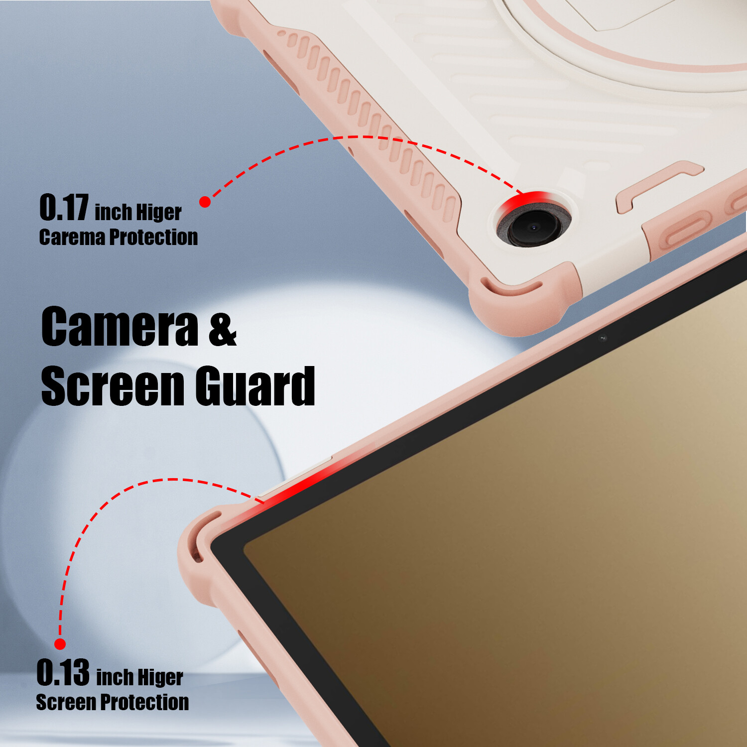 For Samsung Galaxy Tab A9+ 2023 11" Rugged Stand Case Cover /HD Screen Protector