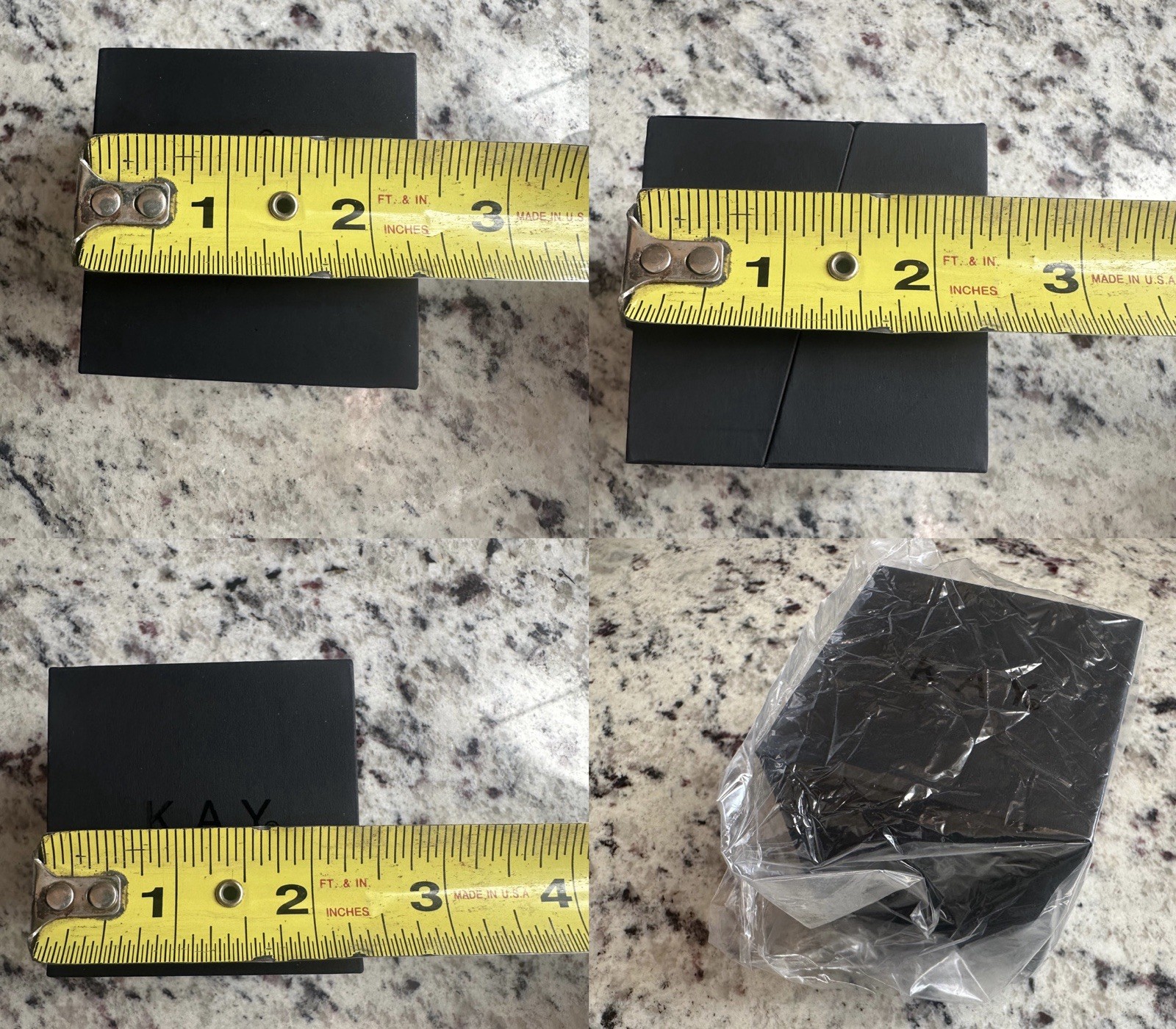 NEW KAY Jewelers Empty Black Ring Necklace & Earrings Presentation Box *Pls Read