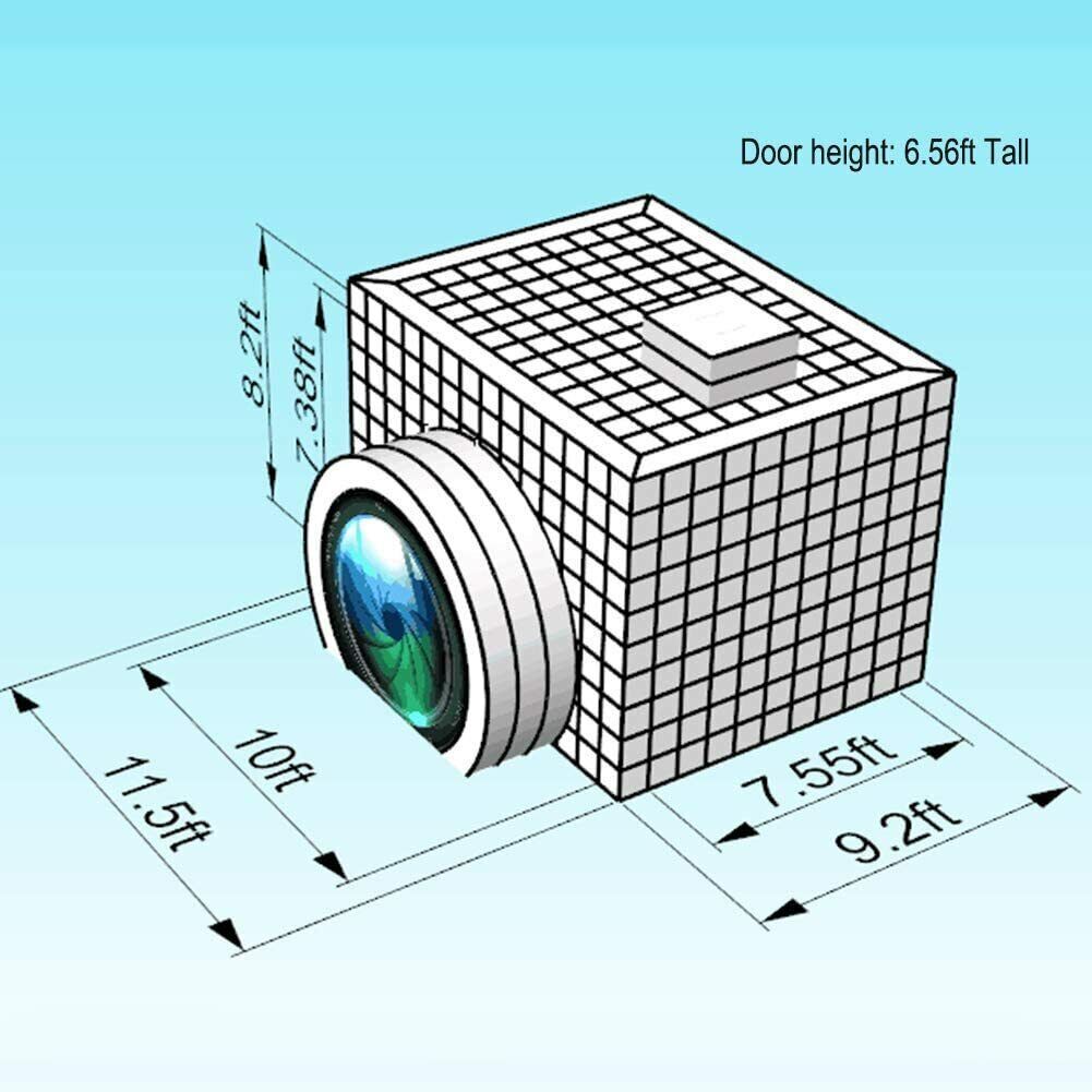 NEW Inflatable Photo Booth Style Camera Shape LED Wedding Tent W/for Events US