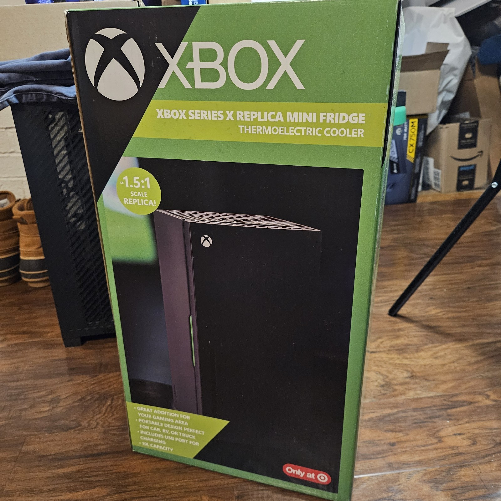 Microsoft Official Xbox Series X Replica Mini Fridge w/ USB Charging 12 Can