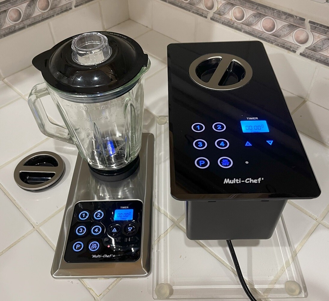 Built-in Blender: (Replaces Nutone Food Center) 1000W + Cover + 6 cup Gl Blender