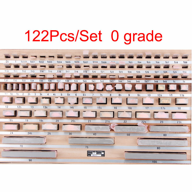 Block Gauge 122Pcs/Set 0 grade Caliper Block Gauge Inspection Tools
