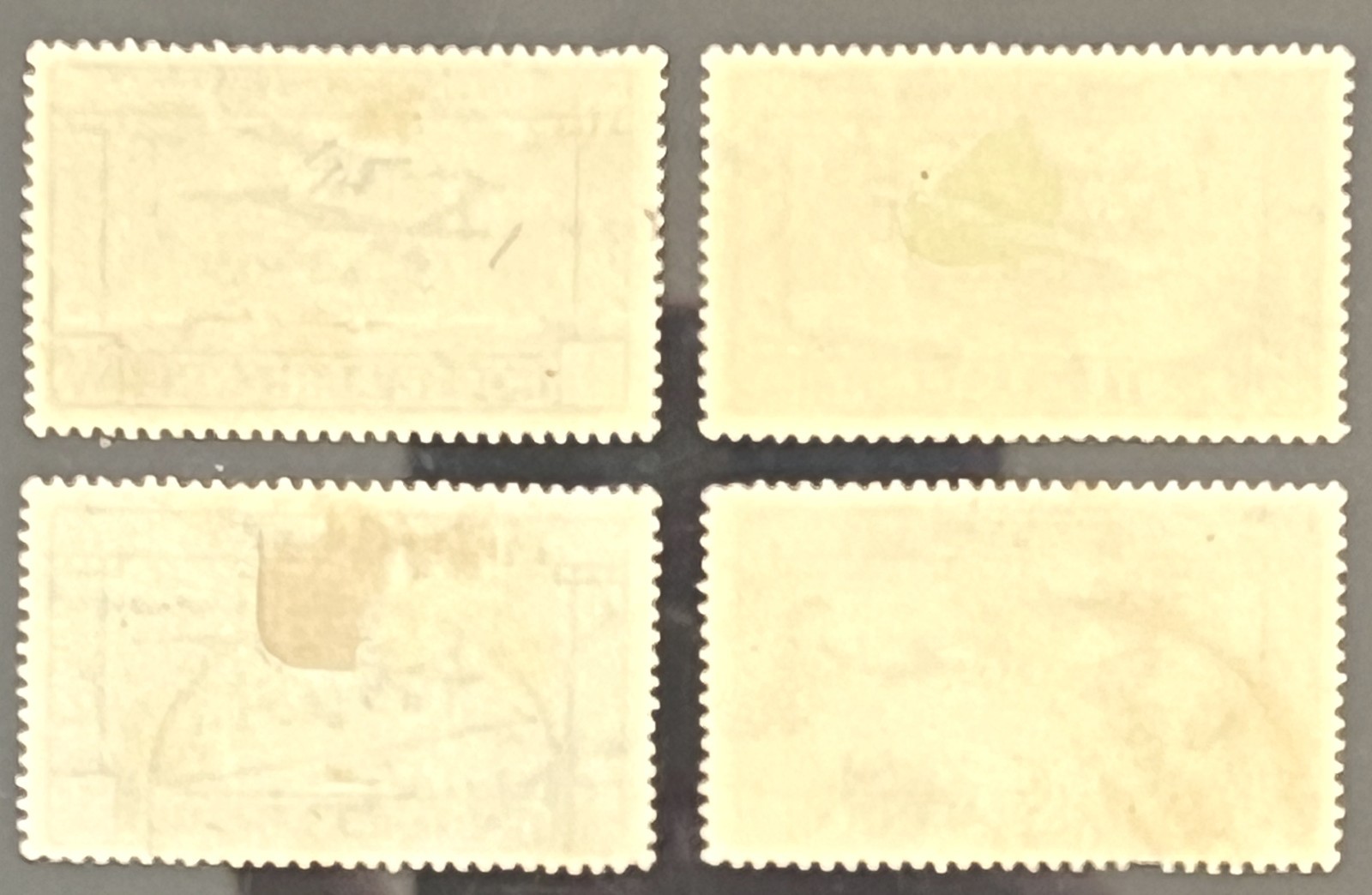 EGYPT stamps-1926+1929-DE HAVILLAND-1st set MINT+2nd set USED-A-SCOTT# 112+160