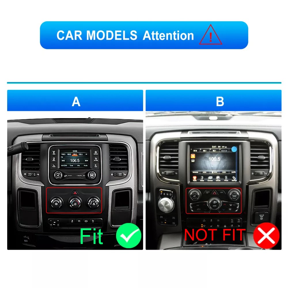 For 2014-2018 Dodge Ram 1500 2500 3500 Android 15 Car Stereo WiFi Radio Carplay