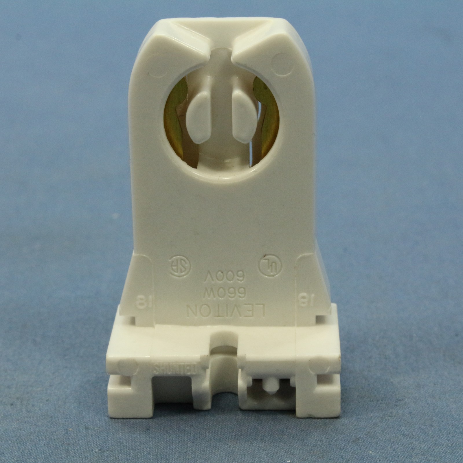 10 Leviton Fluorescent Lampholder Sockets T8 T12 Medium Bi-Pin Shunted 23357