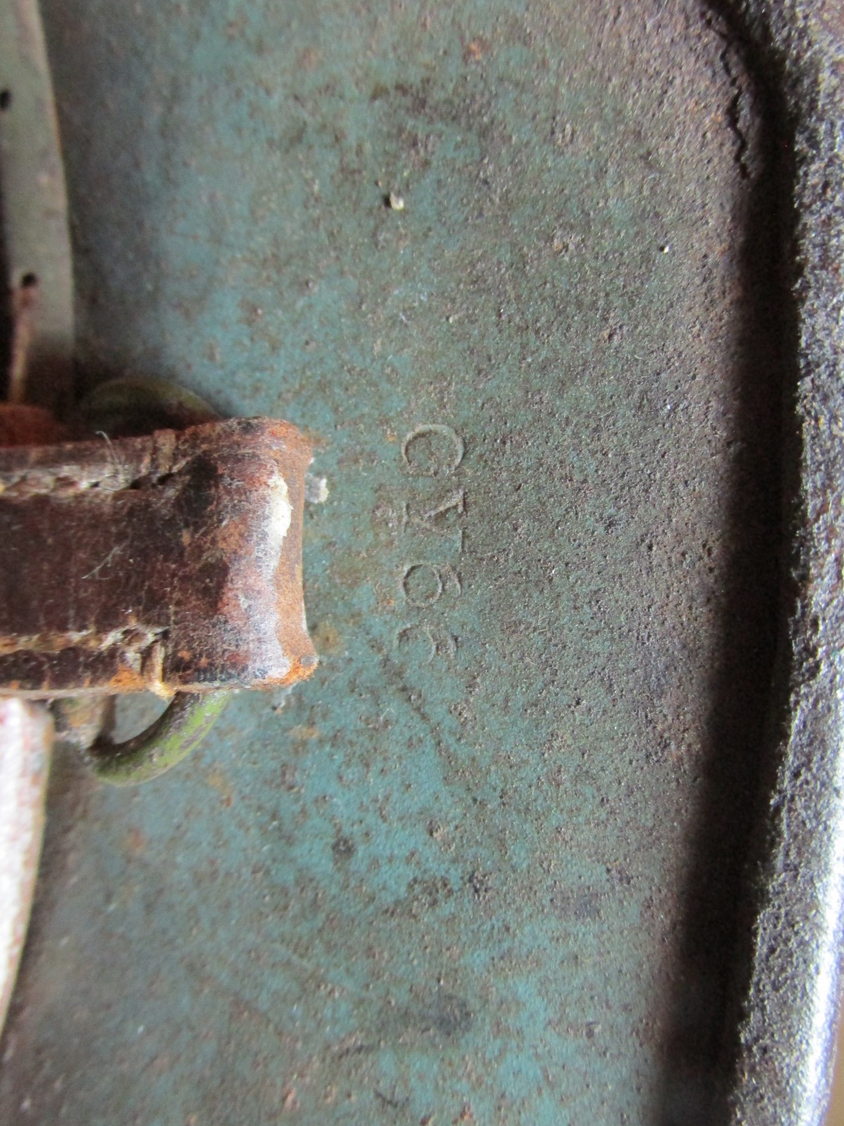 Hungarian ww2 Lego blue helmet GY (Gyor) 66