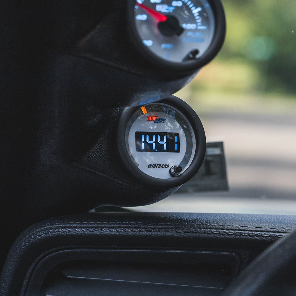 52mm GlowShift White 7 Series Digital Wideband Air/Fuel Gauge
