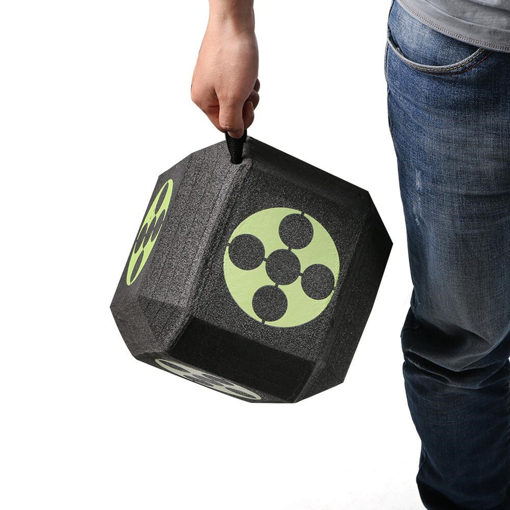 Archery Polyhedral Target 3D High Density Self Healing Foam Cube Target Shooting