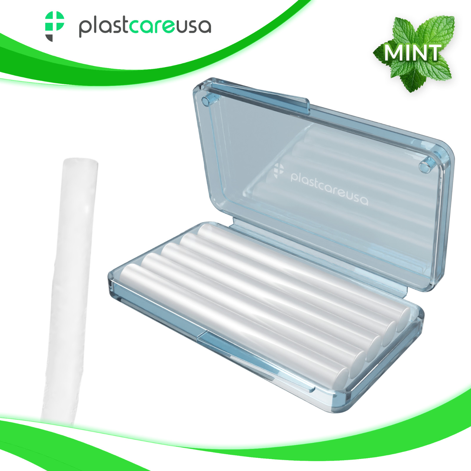 50 Braces Wax Mint for Dental Orthodontic Teeth Protection - Bulk Ortho Kit