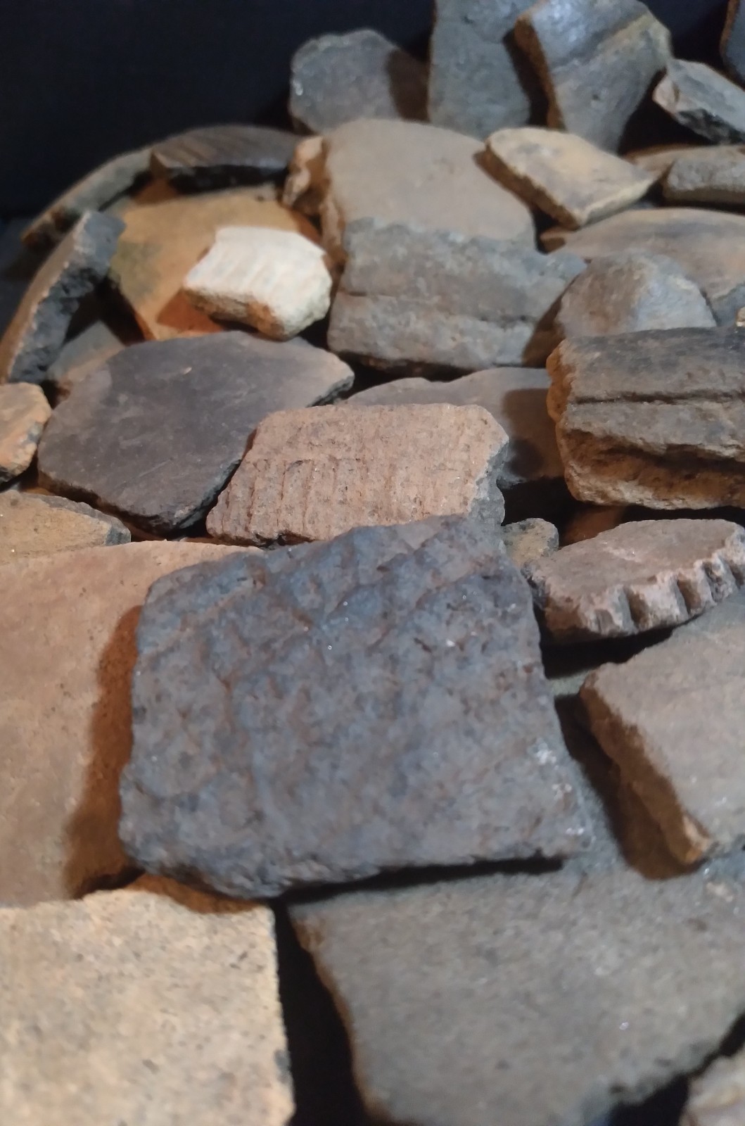 Northwest Florida Potsherds 2 lbs. Authentic Native Indian Artifacts AD 200-900