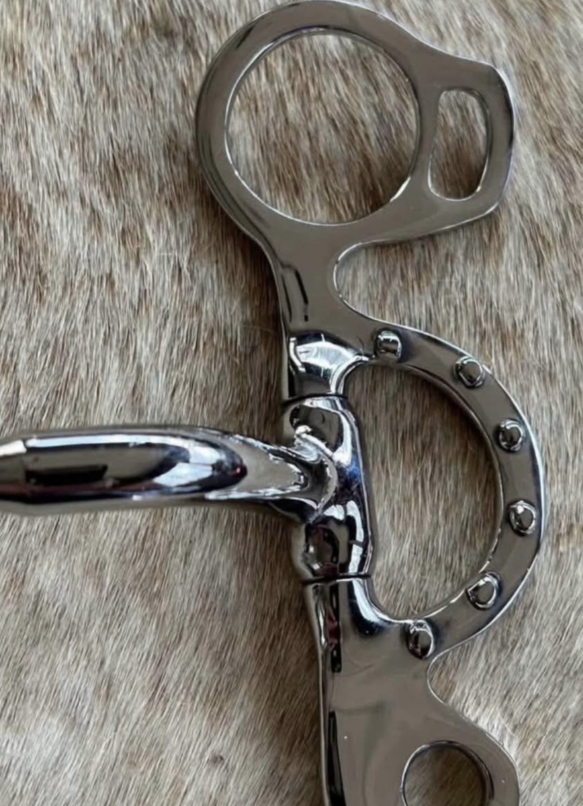 Short Shank 5” Mouth Comfort Jointed Snaffle Copper Rollers Horse Bit